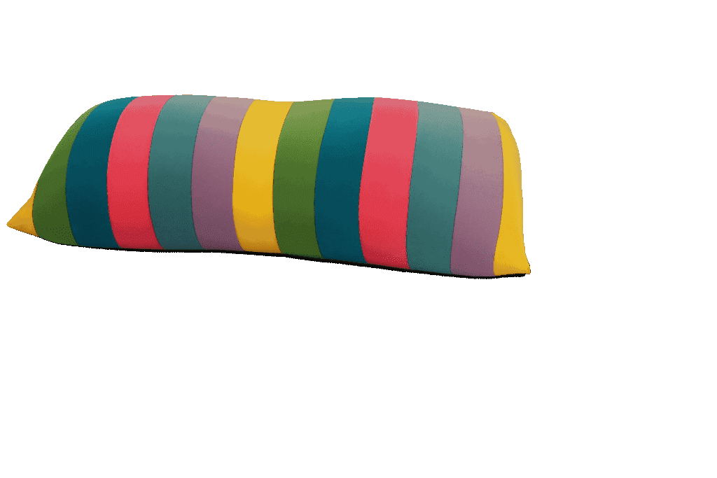 Terapy - Baloo Zitzak - Happy Colours ( Regenboog ) - 180cm x 80cm x 50cm - Katoen