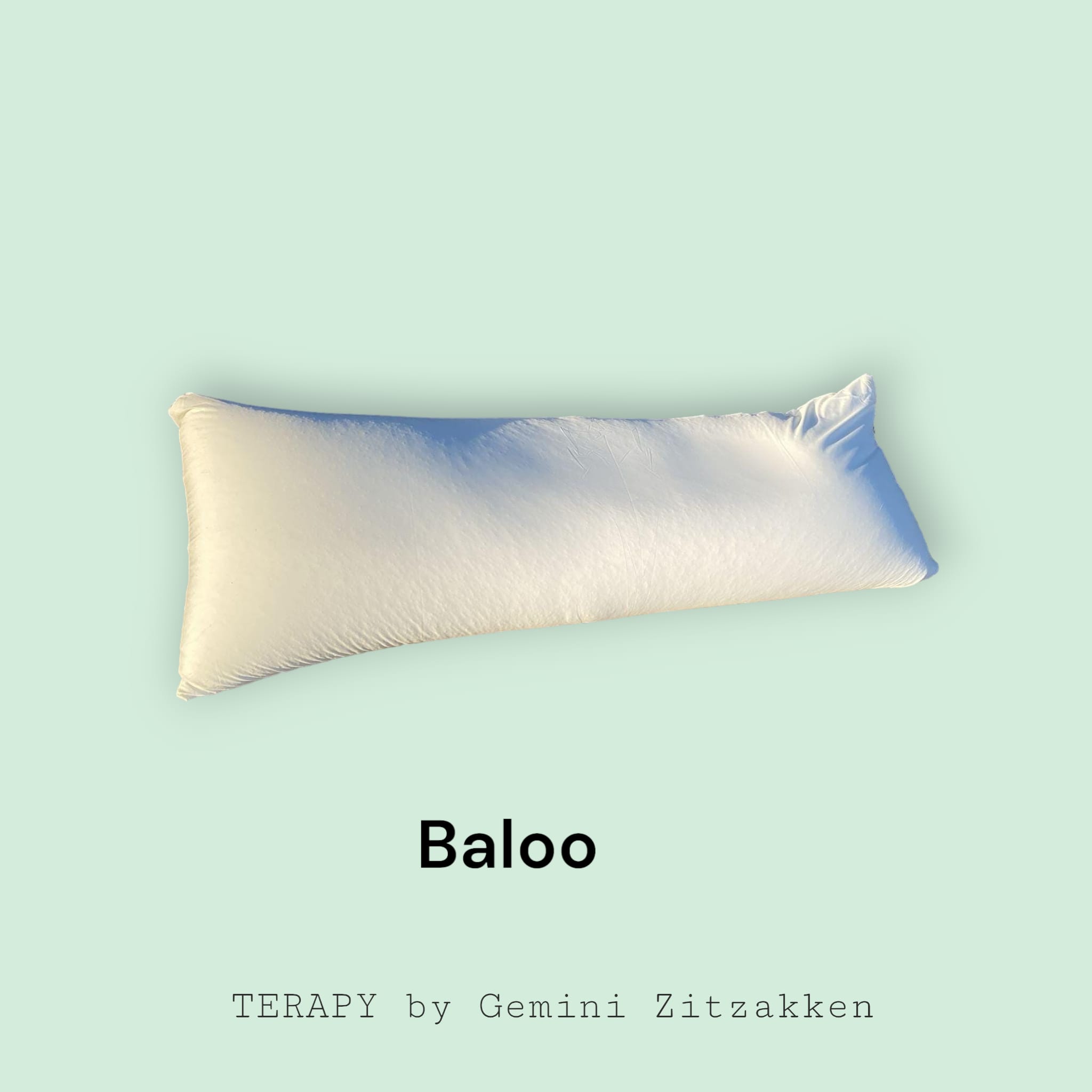 Terapy - Baloo Zitzak - Off White - 180cm x 80cm x 50cm - Katoen